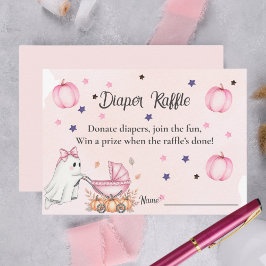 En liten boo är nästan förfallen Raffle Biljett Tilläggskort