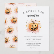 En liten boo är nästan förträfflig babystövel