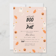 En liten boo är nästan på sin plats.