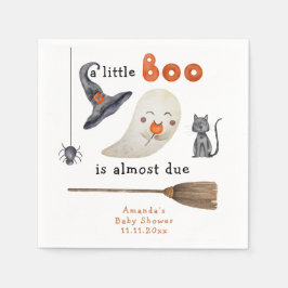 En liten Boo är nästan på tiden. Pappersservett