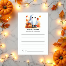 "En liten boo är på väg" Halloween Baby Shower