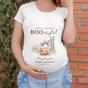 En liten Boo är på väg Western Halloween Baby Show T Shirt