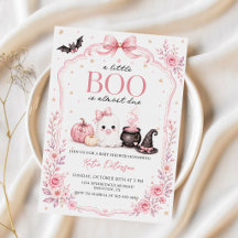 En liten Boo är snart förfallen Halloween Baby Sho