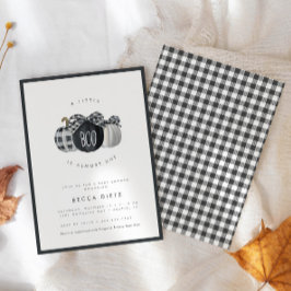 En liten boo är snart klar! Play Baby Shower Inbjudningar
