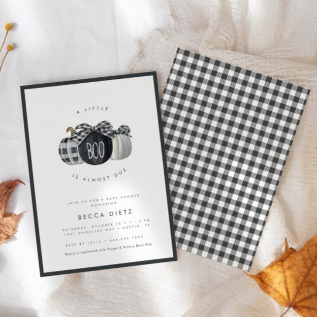 En liten boo är snart klar! Play Baby Shower Inbjudningar (Find matching items in our shop!)