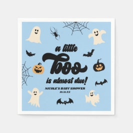 En liten boo är snart över! Halloween Baby Shower Pappersservett