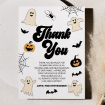 En liten boo är snart över! Halloween Baby Shower