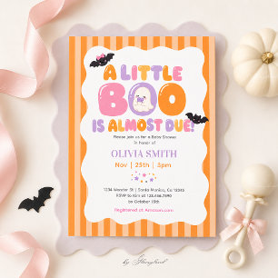 En liten Boo-babyshower Inbjudningar