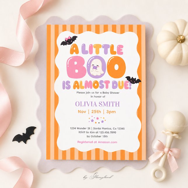 En liten Boo-babyshower Inbjudningar (Skapare uppladdad)
