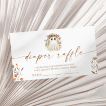 En liten Boo Boho-spök-babyfest-presenttävling