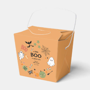 En liten Boo Cute Ghost Halloween Baby Shower Presentaskar
