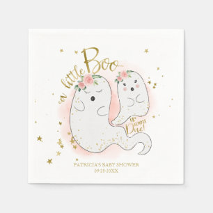 En liten Boo Cute Halloween Girl Shower Pappersservett