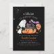 En liten Boo Cute Spooky Halloween Baby Shower Inbjudningar (Front)