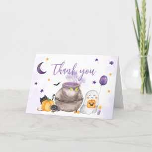 En liten Boo Ghost Baby Shower Tack Kort