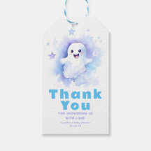 En liten Boo Ghost Cute Halloween Baby Shower