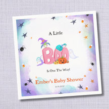 En liten Boo Ghost, Uggla Halloween Baby Shower