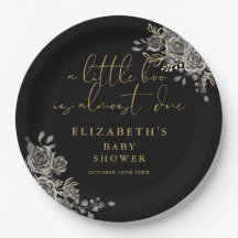 En liten Boo Gothic Blommigt Baby Shower