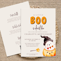 En liten Boo Halloween Allt-i-ett Bebisfest