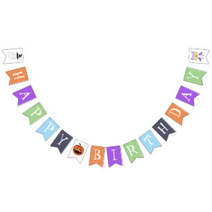 En liten Boo Halloween Baby Shower Bunting Flaggor