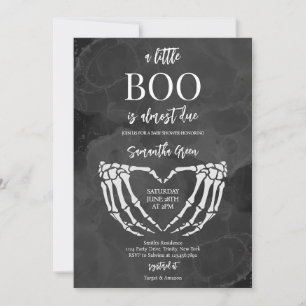 En liten Boo Halloween Baby Shower Inbjudningar