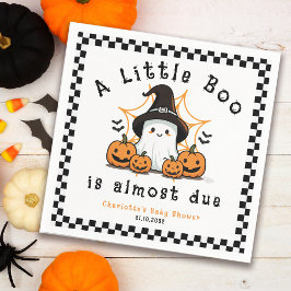En liten Boo Halloween Baby Shower Pappersservett