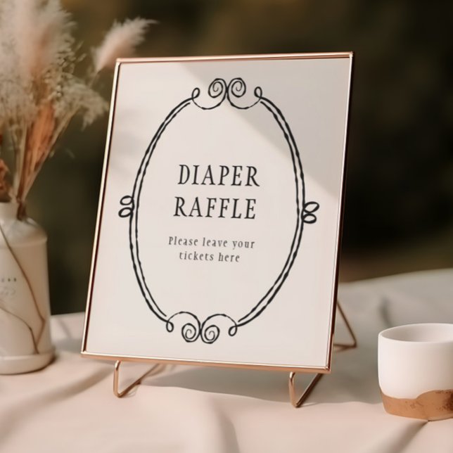 En liten Boo Halloween Baby Shower Raffle Poster (Skapare uppladdad)