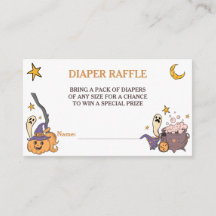 En liten Boo Halloween Baby Shower Raffle