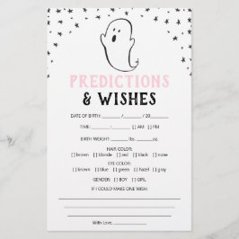 En liten boo Halloween-babyskammförutsägelse