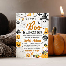En liten Boo Halloween Ghost Baby Shower