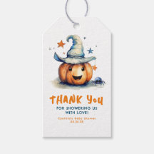 En liten Boo Pumpkin Cute Halloween Baby Shower