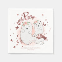 En liten boo söt Halloween-flicka bebis-barnkalas