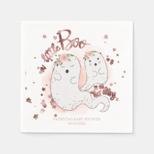 En liten boo söt Halloween-flicka bebis-barnkalas Pappersservett