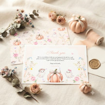 En liten Boo söt rosa oktober baby shower