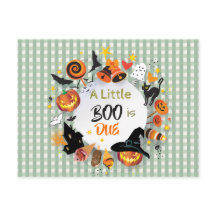 En liten Boo väntas Olivrutigt QR-barnkalas
