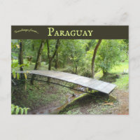 En liten bro i Hohenau Paraguay