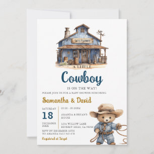 En liten Cowboy är på Western väg. Inbjudningar