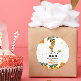 En liten Cutie är på hennes sätt.. Runt Klistermärke