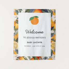 En liten Cutie är på väg mot Citrus Baby Shower