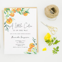 En liten Cutie babydusch