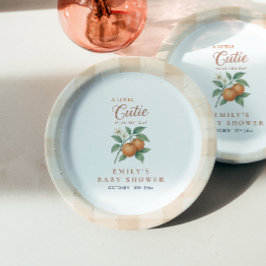En liten Cutie Kön Neutral Citrus Baby Shower
