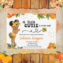 En liten cutie-Orange... Inbjudningar