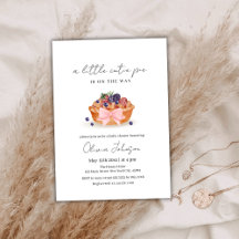 En liten Cutie Paj Berry Bow Baby Shower