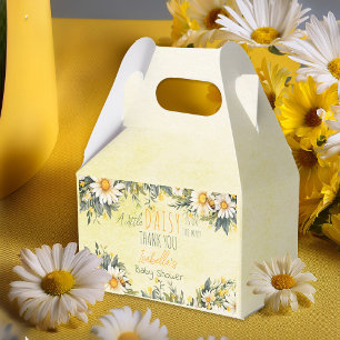En liten Daisy är på väg att Blommigten babyskor Presentaskar