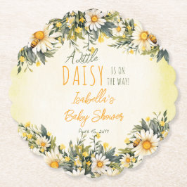 En liten Daisy är på väg att Blommigten babyskor Underlägg Papper