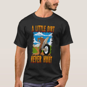 En liten Dirt Ontr aldrig Motocross Dirt Bike T Shirt
