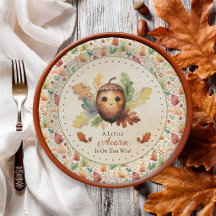 En liten ekollon Fall Baby Shower