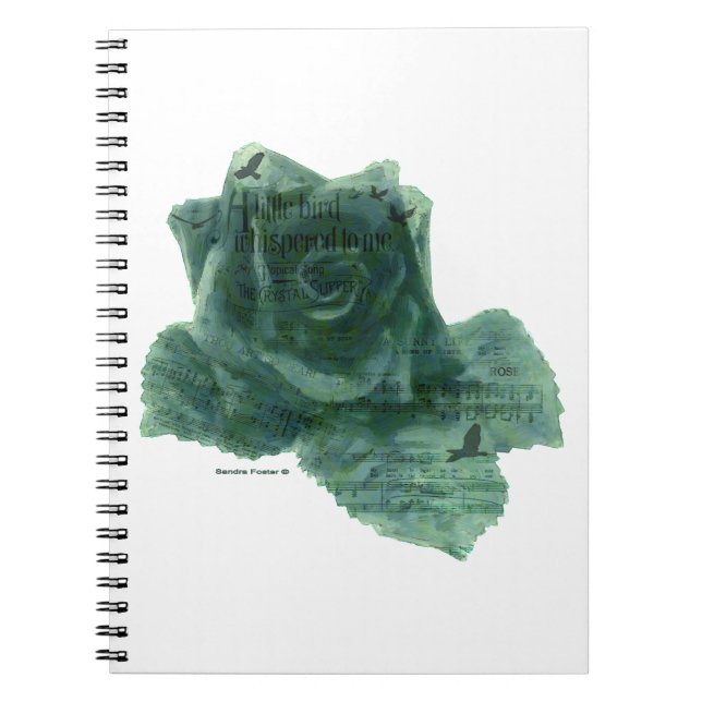 En liten fågel berättade för mig Ro Anteckningsbok (Framsidan)