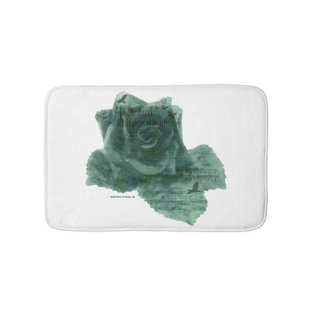 En liten fågel berättade för mig Ro Badrumsmatta (Framsidan)