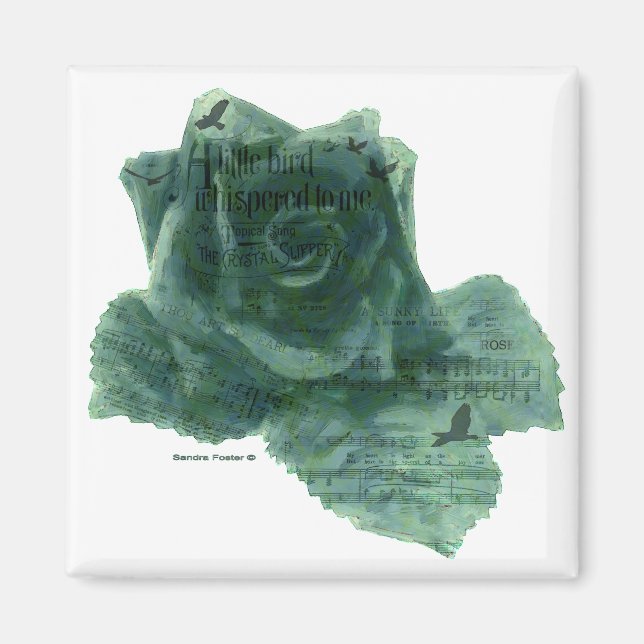 En liten fågel berättade för mig Ro Magnet (Framsidan)