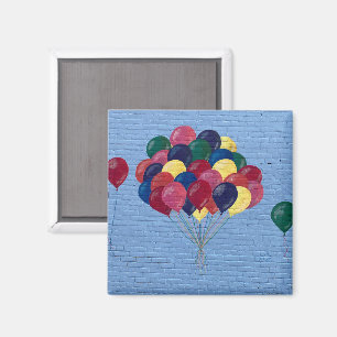 En liten färgklick magnet